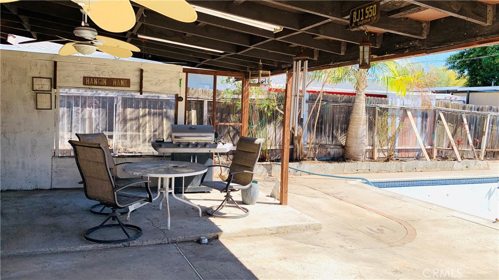Backyard Covered Patio Looking Out to Your Private Pool - 20192 E Santiago Canyon, Orange CA 92869 - photo 2