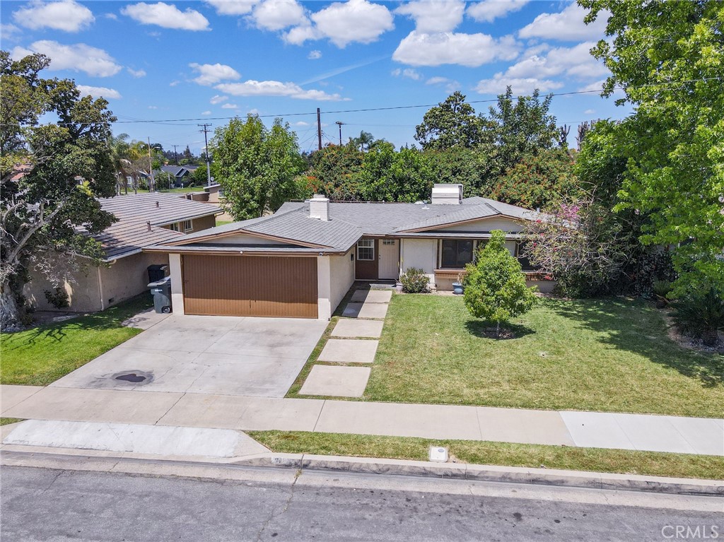 Front Aerial View - 2027 W Arbor Way, Orange CA 92868 - photo 1