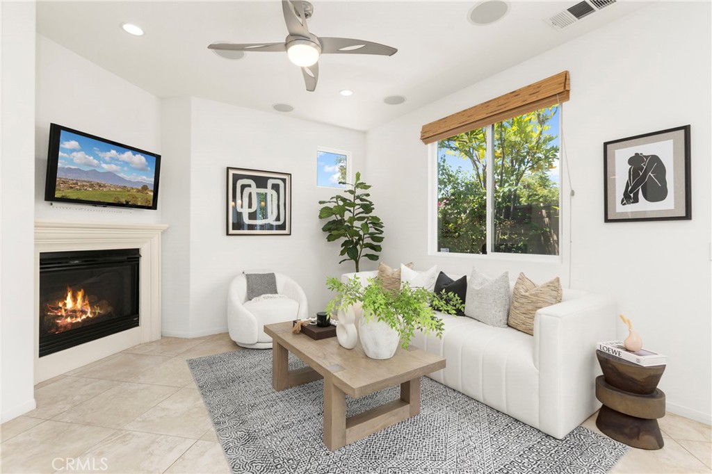 Fireplace and TV digitally edited. - 223 Sparkleberry Avenue, Orange CA 92865 - photo 1
