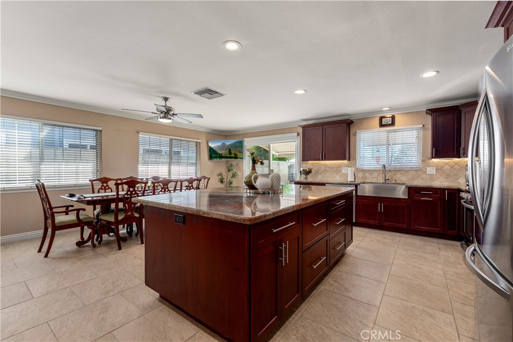 Another shot of this massive kitchen - 390 N Milford Road, Orange CA 92867 - photo 16