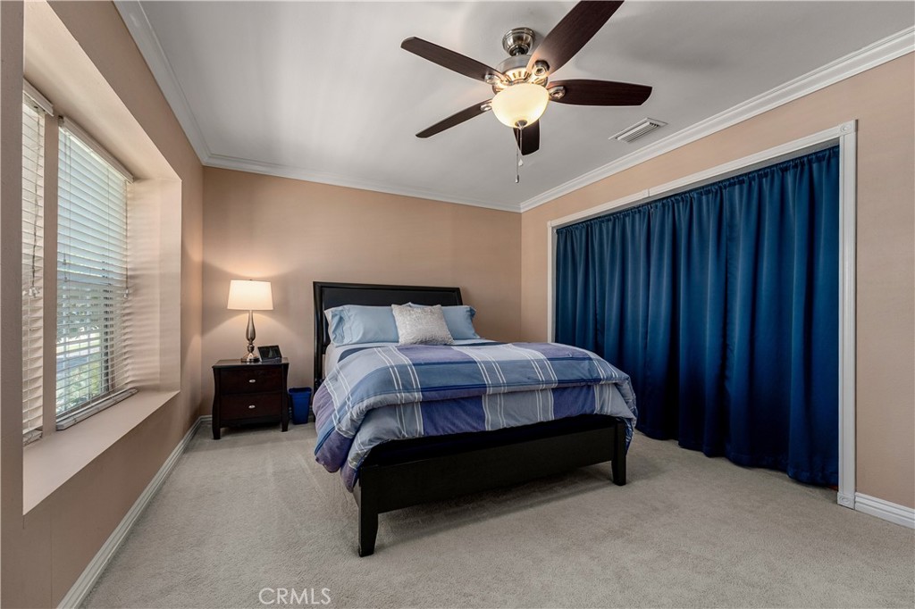 Another shot of the 4th bedroom upstairs. - 390 N Milford Road, Orange CA 92867 - photo 40