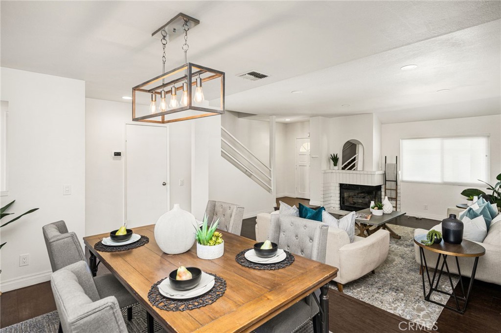 Dining area open to living room - 621 W Fletcher 24, Orange CA 92865 - photo 12