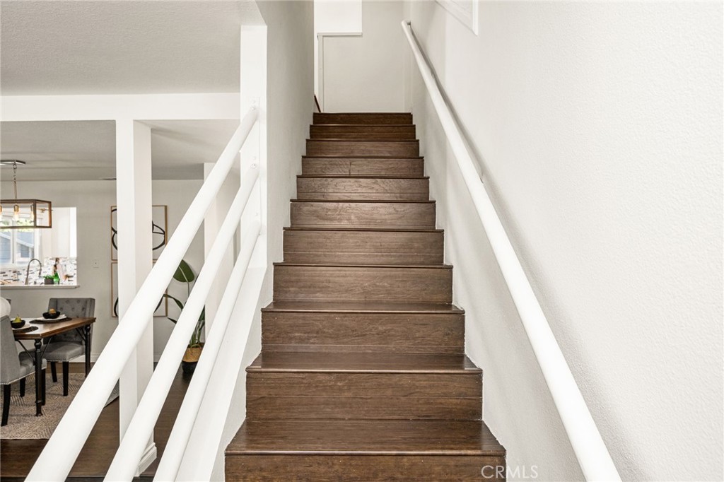 Staircase to second level - 621 W Fletcher 24, Orange CA 92865 - photo 29