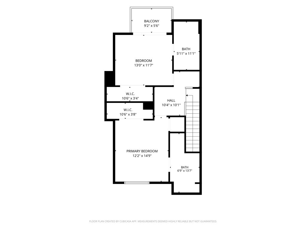 Floor plan, second level - 621 W Fletcher 24, Orange CA 92865 - photo 53
