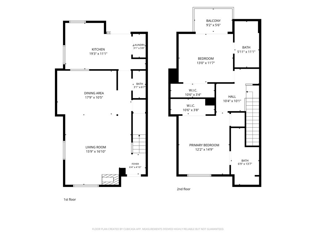 Floor plan, both levels - 621 W Fletcher 24, Orange CA 92865 - photo 54