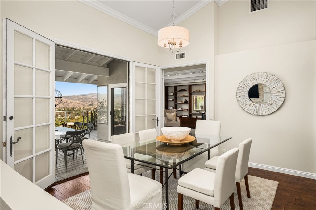 Dinner alfresco style, door into piano room - 6703 E La Cumbre, Orange CA 92869 - photo 9