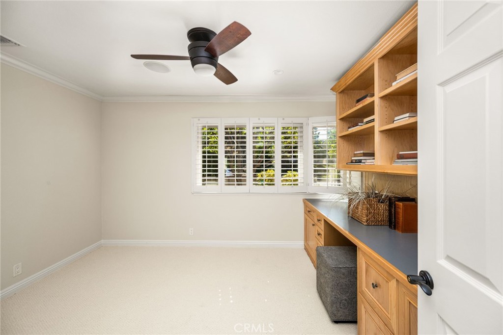 Secondary bedroom with builtins - 6703 E La Cumbre, Orange CA 92869 - photo 51