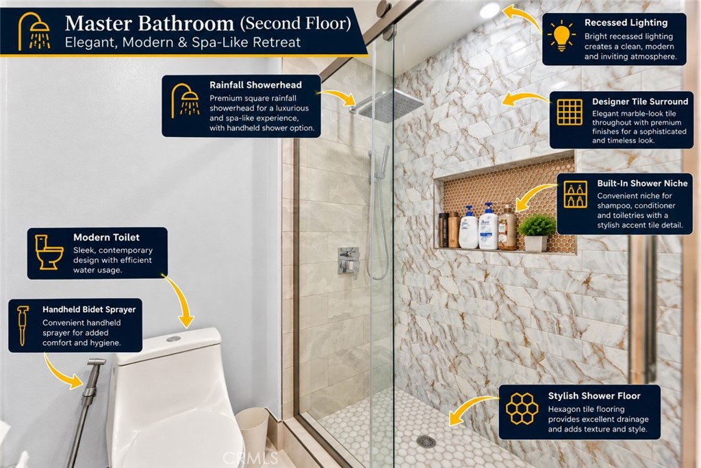 First Floor Fully Upgraded Bathroom - 1202 Lima Cir 23, Placentia CA 92870 - photo 13