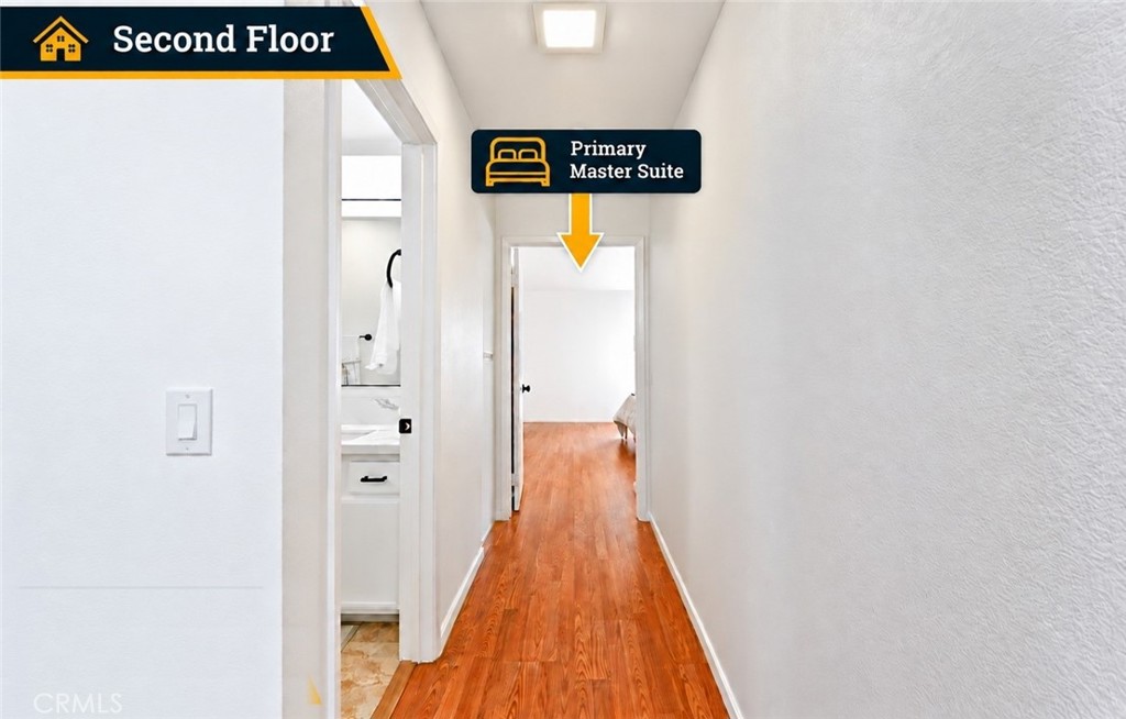 2nd floor pathway to Master Bedroom - 1202 Lima Cir 23, Placentia CA 92870 - photo 18