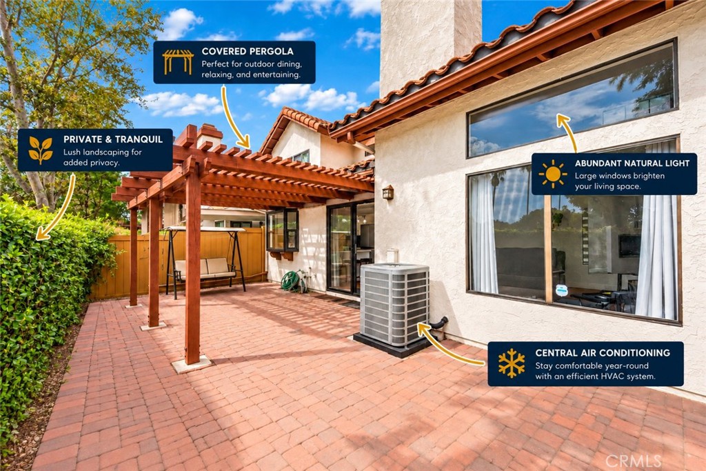 Bright Patio with Pergola - 1202 Lima Cir 23, Placentia CA 92870 - photo 25