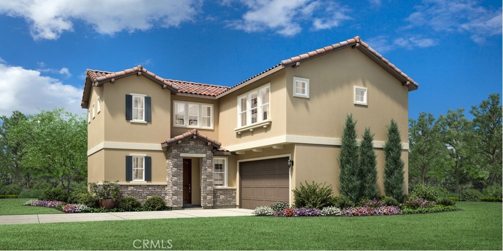 Vista Rose: Front Elevation: Elina Tuscan. - 641 McFadden Street, Placentia CA 92870 - photo 1