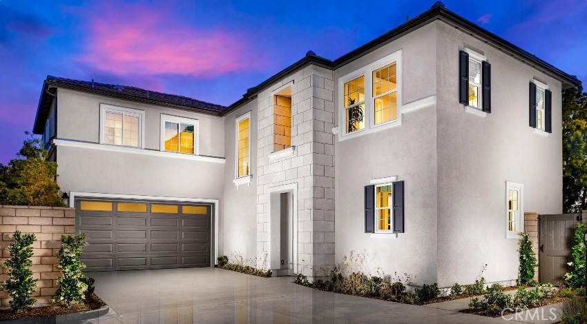 Vista Rose- Front Elevation: Lyda Mediterranian - 707 Olivier Drive, Placentia CA 92870 - photo 1