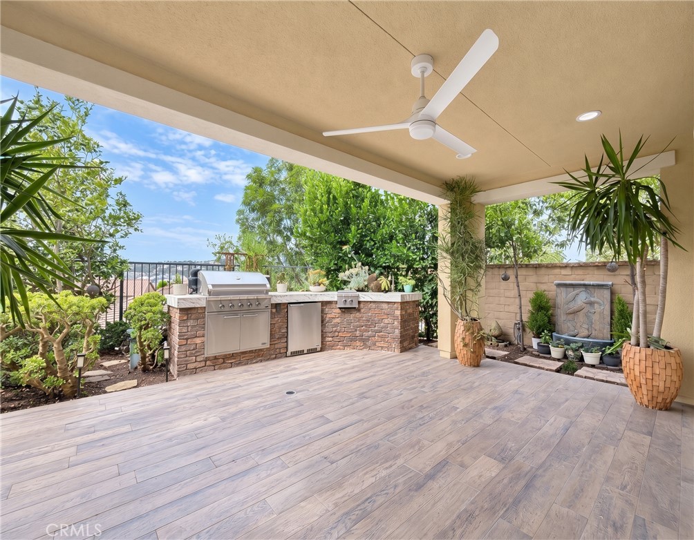 Covered outdoor dining. - 31 Garcilla Drive, Rancho Mission Viejo CA 92694 - photo 15