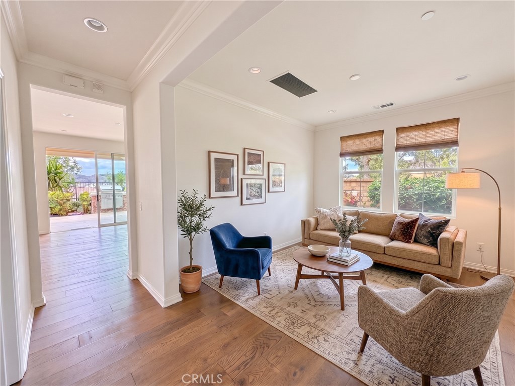 Den / flex room. Virtually staged with - 31 Garcilla Drive, Rancho Mission Viejo CA 92694 - photo 17