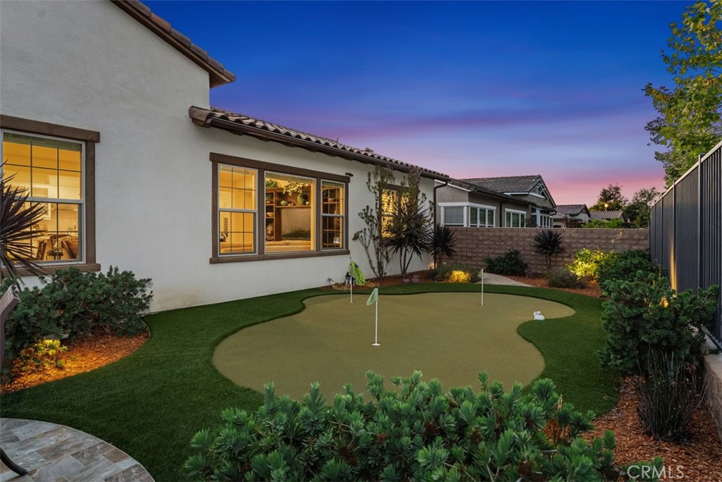 Backyard with a private three hole putting green , professionally designed and landscaped. - 74 Cerrero Court, Rancho Mission Viejo CA 92694 - photo 1