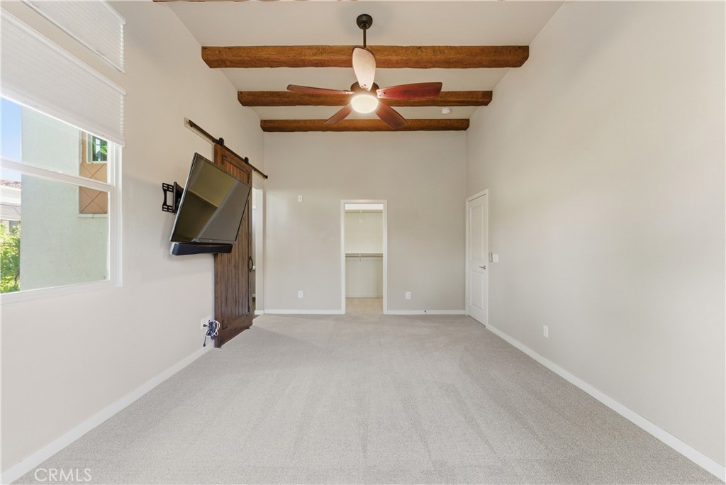 large master with high ceilings, beams and views! - 77 Adelfa Street, Rancho Mission Viejo CA 92694 - photo 34