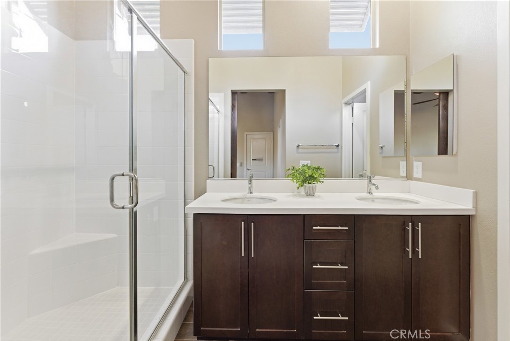 Master bathroom! lots of windows and high ceilings! - 77 Adelfa Street, Rancho Mission Viejo CA 92694 - photo 36