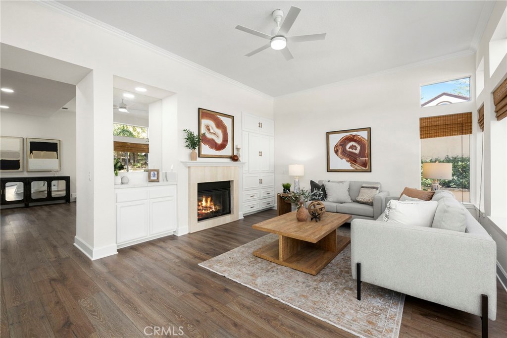 family room - open floorplan, spacious rooms for entertaining - 1 Villamoura, Rancho Santa Margarita CA 92679 - photo 14