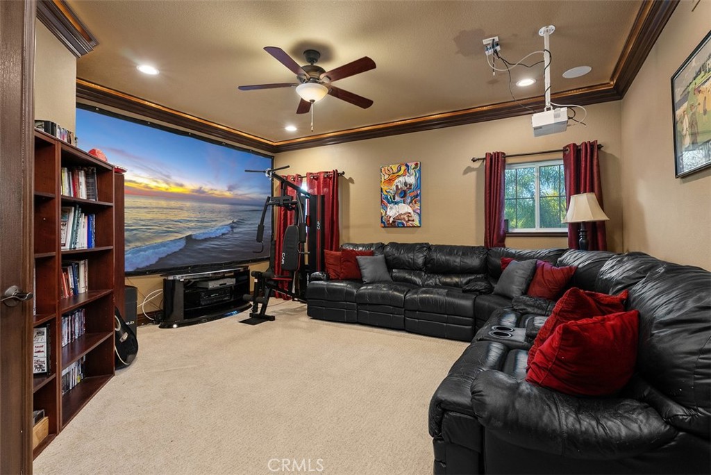 Theater Room | Virtually Alerted - 10 Thorn Oak, Rancho Santa Margarita CA 92679 - photo 32