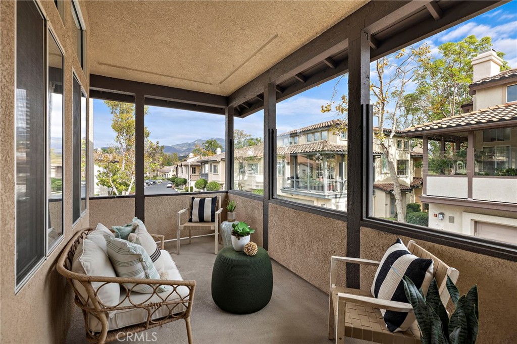 Oversized Covered Balcony with Glass Paneling. - 131 Tierra Montanosa, Rancho Santa Margarita CA 92688 - photo 10