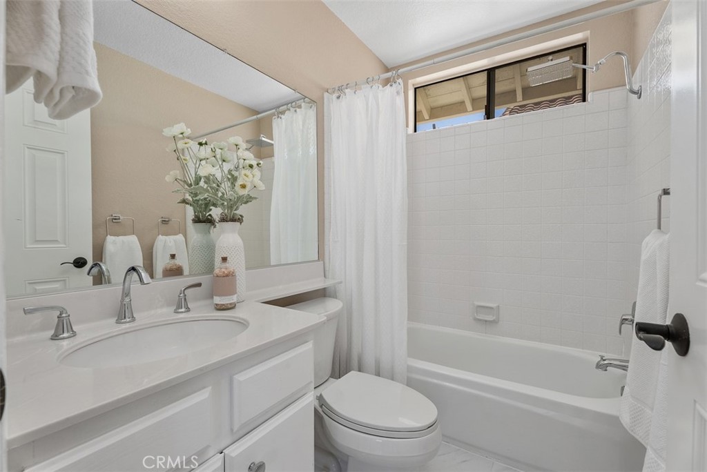 Hall Bath with new fixtures - 16 Crucillo, Rancho Santa Margarita CA 92688 - photo 30