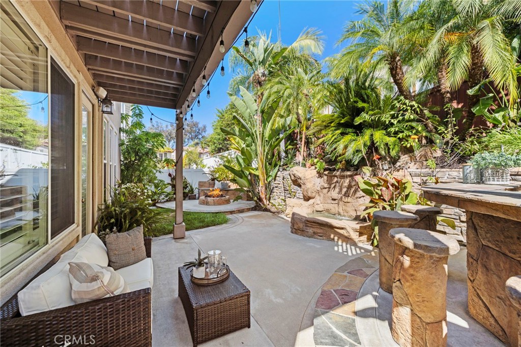 The resort-inspired backyard is designed for relaxing and entertaining. - 30 Acanthus, Rancho Santa Margarita CA 92688 - photo 33