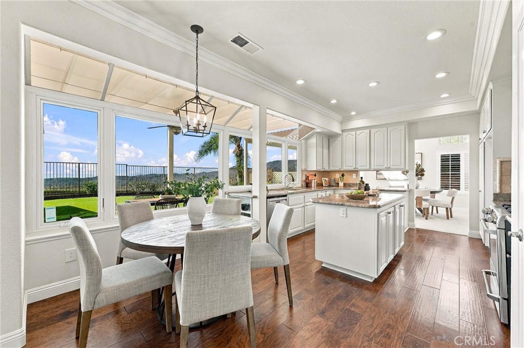 The views from the kitchen, eating area and family room are beautiful - 32922 Brookseed, Rancho Santa Margarita CA 92679 - photo 11
