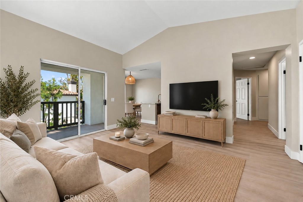 virtually staged living room - 67 Rabano, Rancho Santa Margarita CA 92688 - photo 2