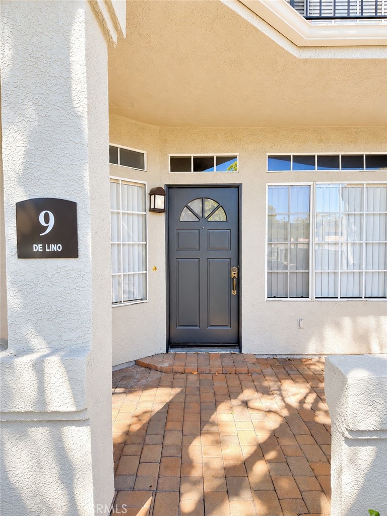 Front door and covered porch - 9 De Lino, Rancho Santa Margarita CA 92688 - photo 3