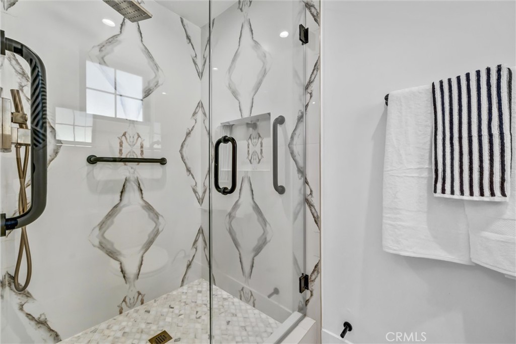 Primary bathroom shower - 11444 Harrisburg Road, Rossmoor CA 90720 - photo 28