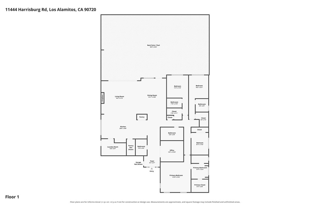 Floor plan layout - 11444 Harrisburg Road, Rossmoor CA 90720 - photo 60