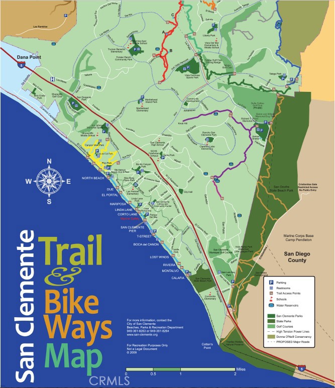 San Clemente has miles of hiking and biking trails. - 1031 Via Presa, San Clemente CA 92672 - photo 51