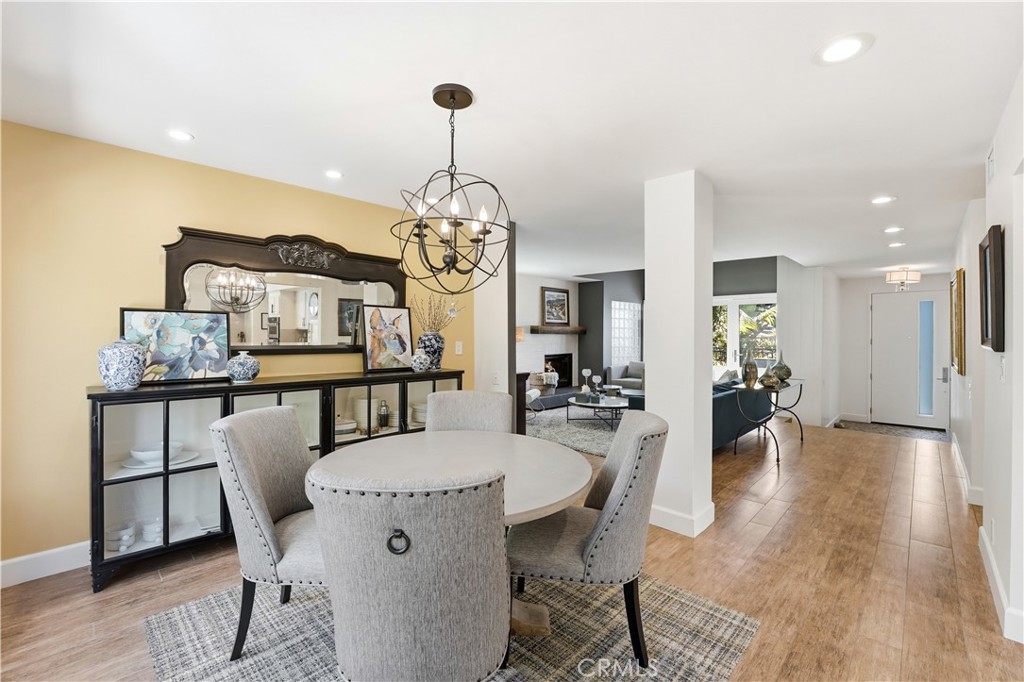 A separate kitchen dining area leads to a beautiful landscaped rear patio - 106 Avenida Mesita, San Clemente CA 92673 - photo 9