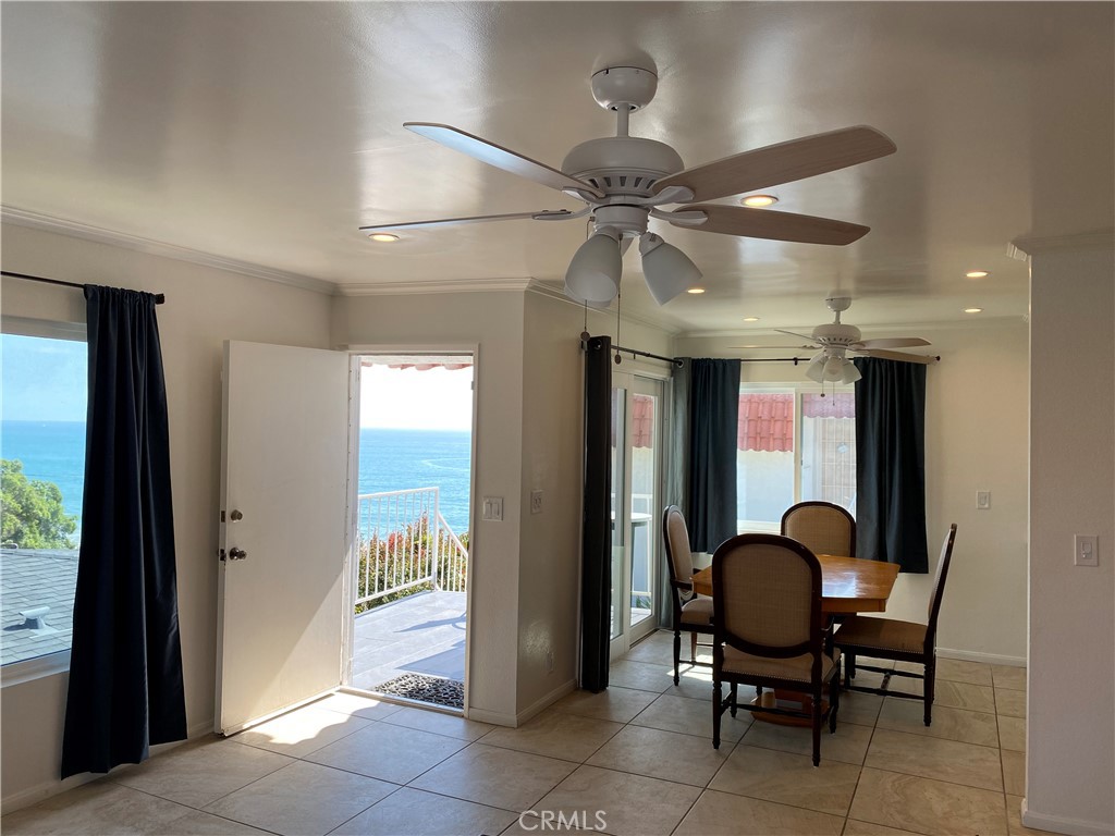 Front door opens from the patio, slider opens from diningroom to patio all with ocean views. - 1107 Buena Vista, San Clemente CA 92672 - photo 5
