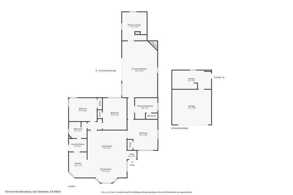 Floorplan - 121 Avenida Barcelona, San Clemente CA 92672 - photo 1