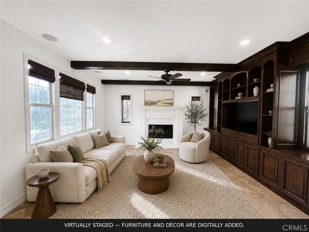 Virtually staged/ living room - 15 Corte Cabrito, San Clemente CA 92673 - photo 4