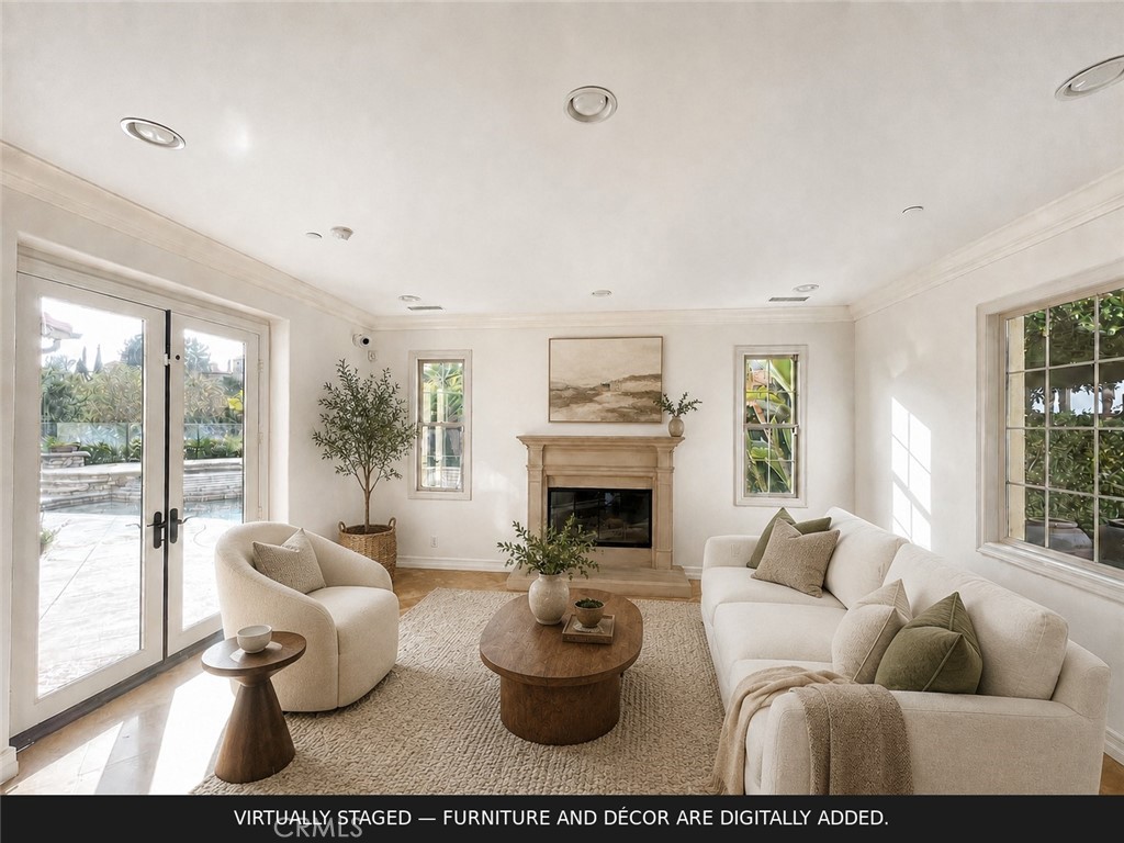 Virtually staged/ family room - 15 Corte Cabrito, San Clemente CA 92673 - photo 18