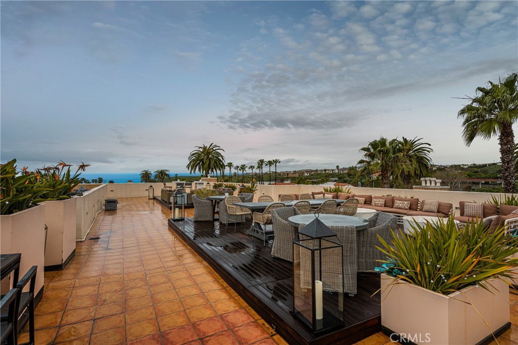 Rooftop deck and entertaining area - 1520 N El Camino Real 10, San Clemente CA 92672 - photo 34