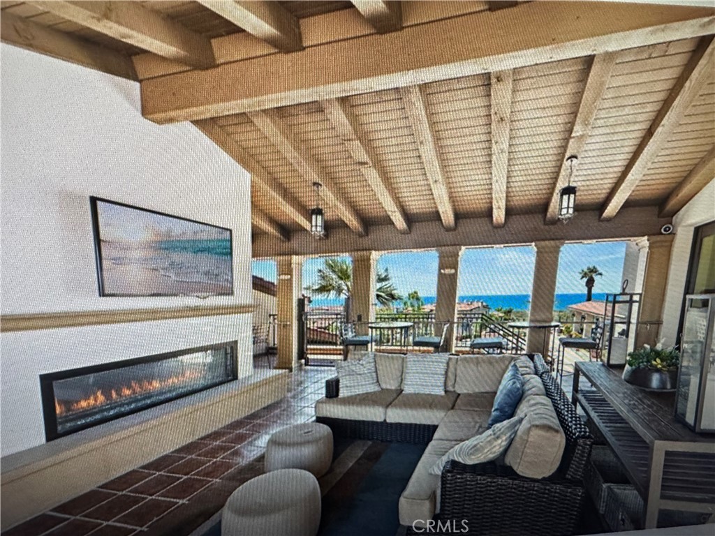 Upstairs loggia with fireplace - 154 Via Galicia, San Clemente CA 92672 - photo 55