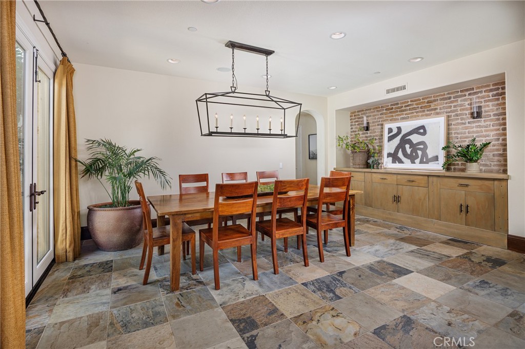 Formal dining room with built-in buffet is near the front entrance - 18 Via Alcamo, San Clemente CA 92673 - photo 3