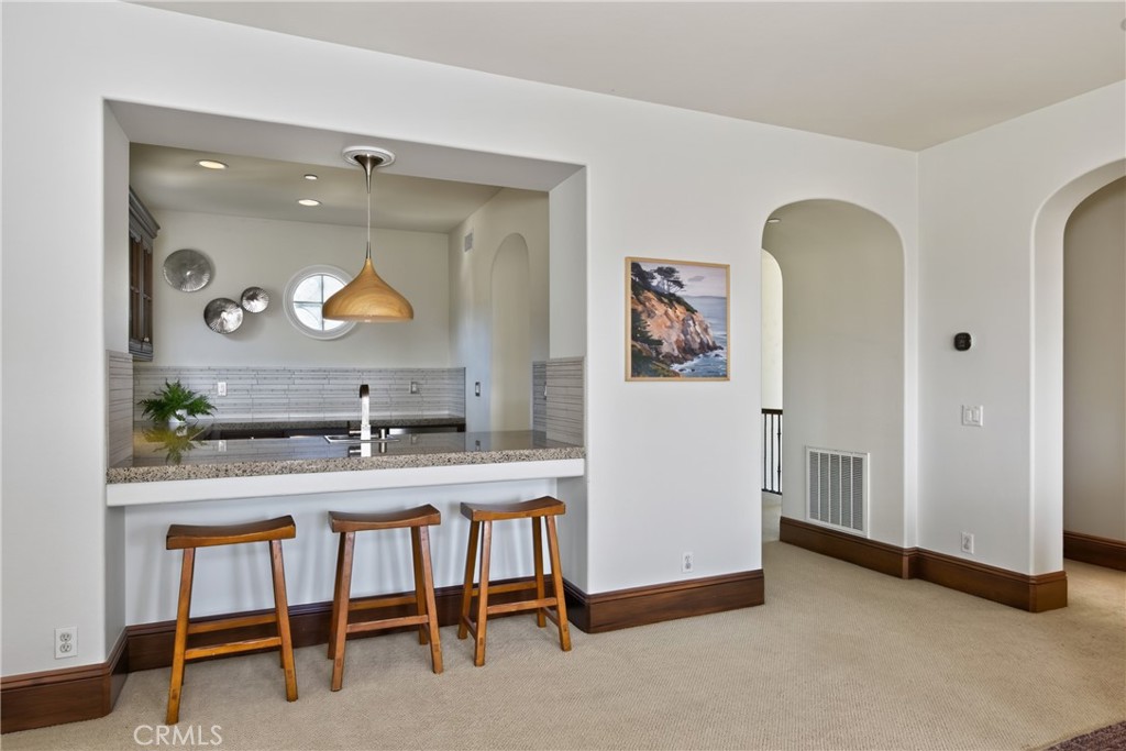View from game room into the upstairs secondary kitchen - 18 Via Alcamo, San Clemente CA 92673 - photo 21