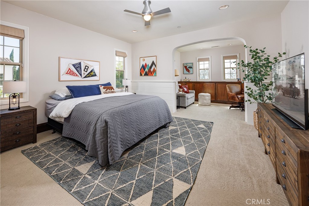 A view of the largest secondary bedroom on the second level with retreat in the background - 18 Via Alcamo, San Clemente CA 92673 - photo 19