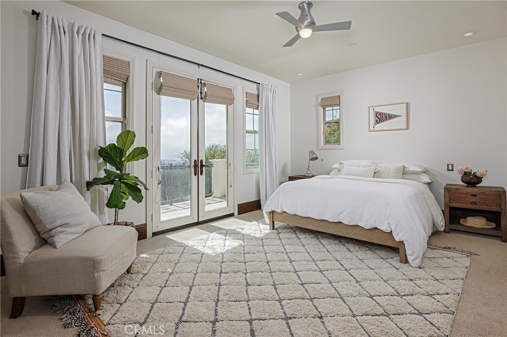 Ocean, canyon and city light views abound from this second-floor bedroom - 18 Via Alcamo, San Clemente CA 92673 - photo 23