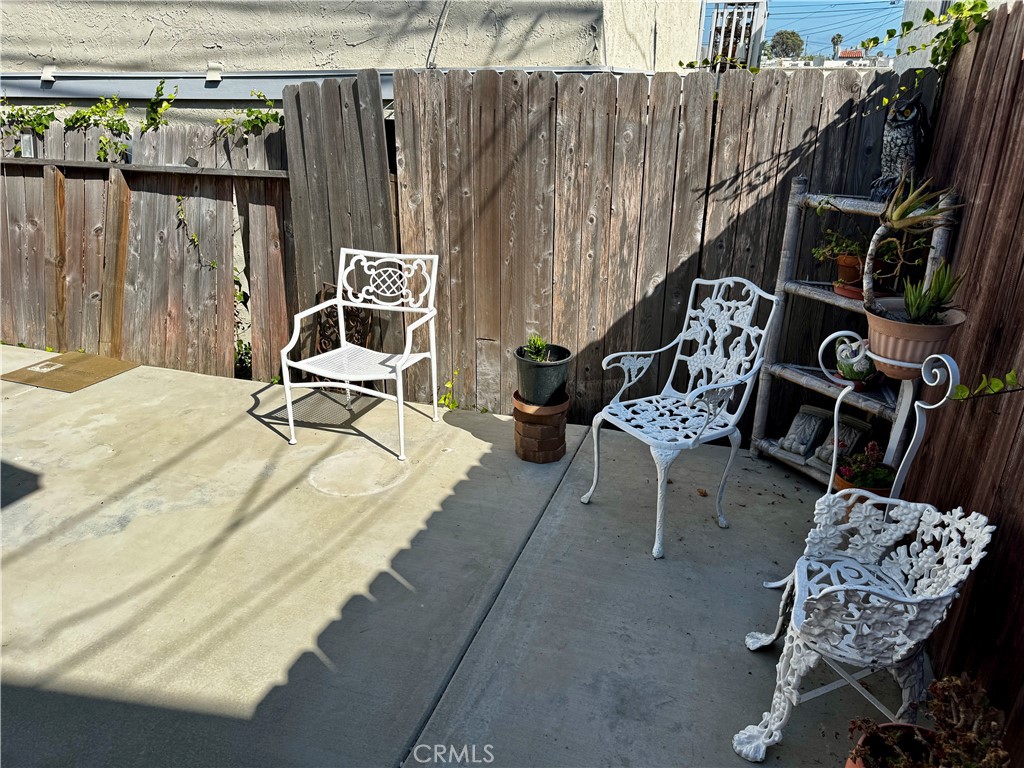 Backyard patio area. - 209 Avenida Serra A, San Clemente CA 92672 - photo 37