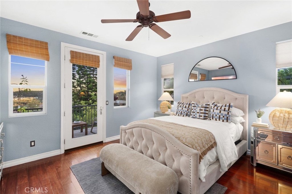 Generously sized primary bedroom provides a peaceful private retreat - 23 Via Cristobal, San Clemente CA 92673 - photo 21