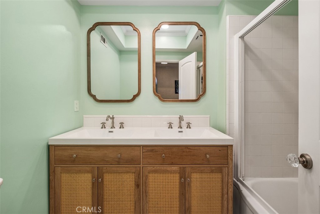Dual sink, guest bathroom, remodeled - 2719 Via Montecito, San Clemente CA 92672 - photo 20
