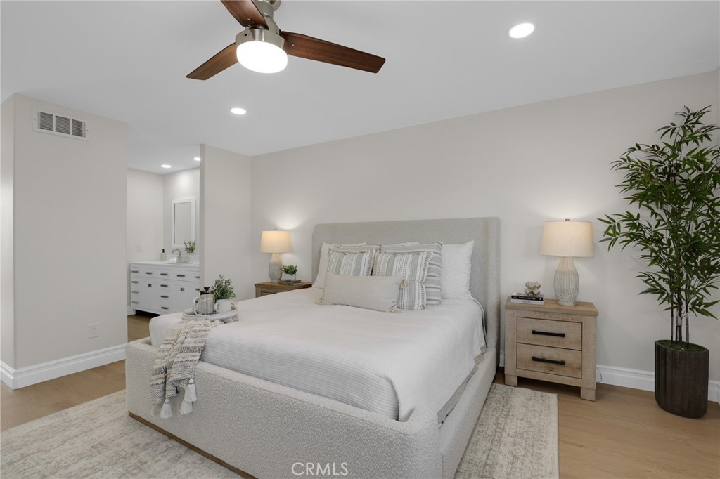 Newly remodeled primary bedroom and primary bathroom - 3396 Paseo Halcon, San Clemente CA 92672 - photo 20