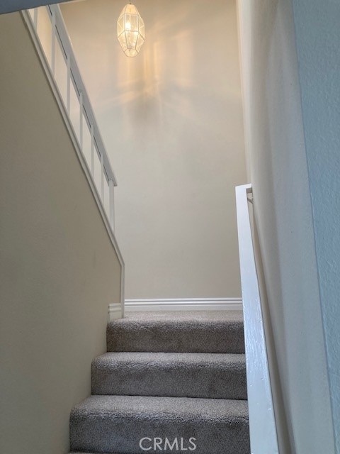 Staircase to bedrooms - 3722 Calle Casino, San Clemente CA 92673 - photo 12