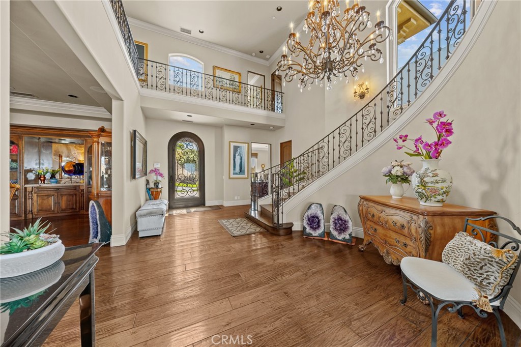 20-foot ceiling of Grand Foyer - 41 Marbella, San Clemente CA 92673 - photo 4