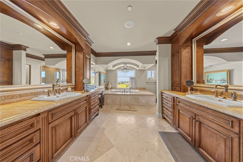Primary Bathroom with Dual Vanities - 41 Marbella, San Clemente CA 92673 - photo 30